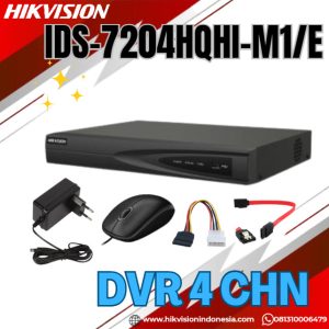 DVR 4 CHN HIKVISION iDS-7204HQHI-M1/XT