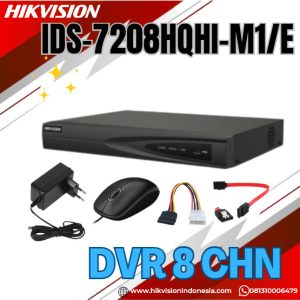 DVR 8 Chn HIKVISION iDS-7208HQHI-M2/XT 2 SLOT HDD