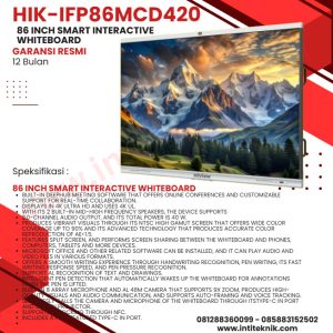 Smart Interactive Whiteboard 86 inch HIK-IFP86MCD420